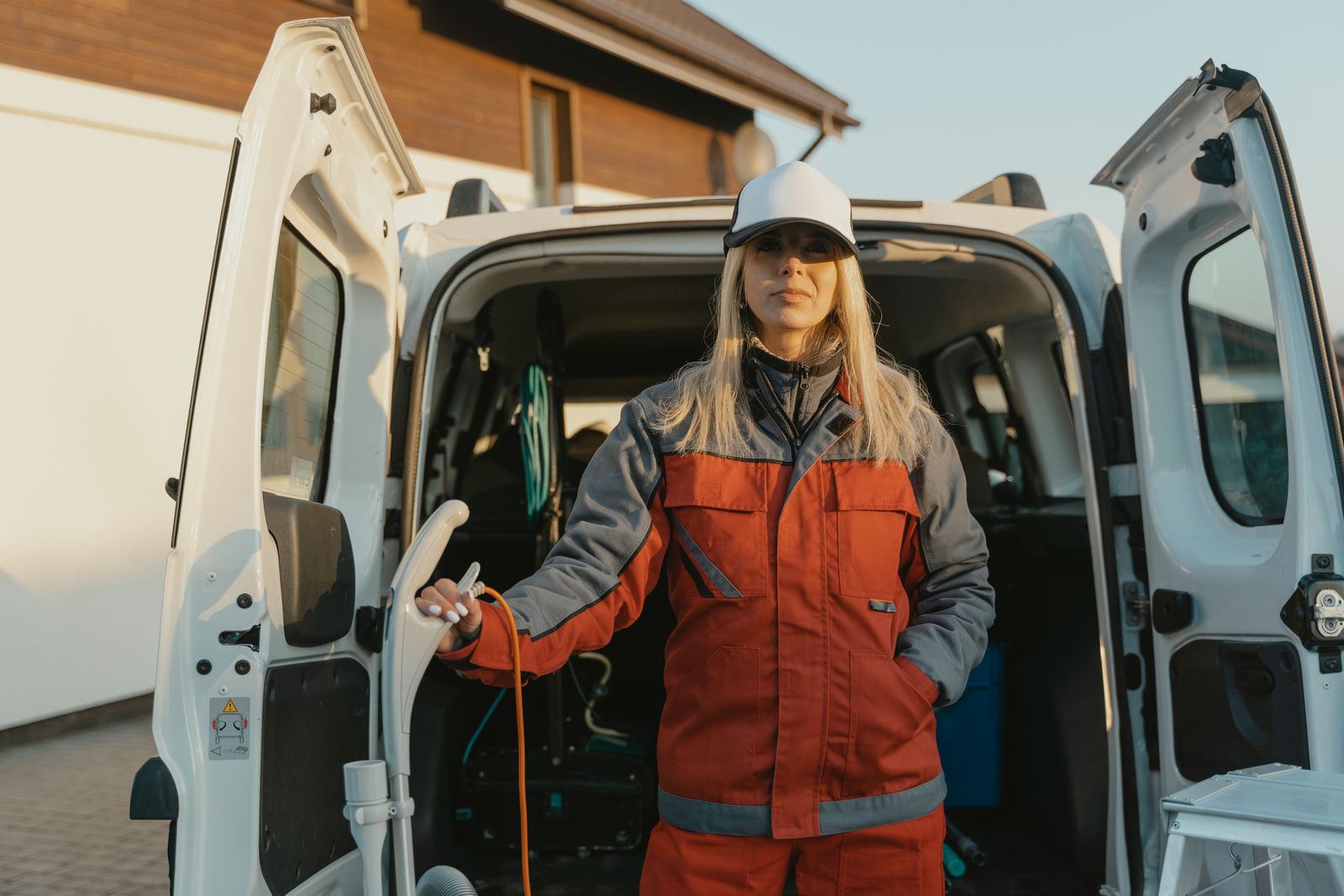 Cleaning and service vans: Commercial auto for work vehicles